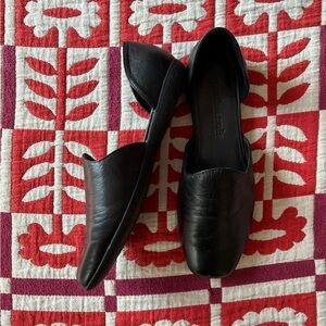 Gentle Souls Etsu le black leather loafers